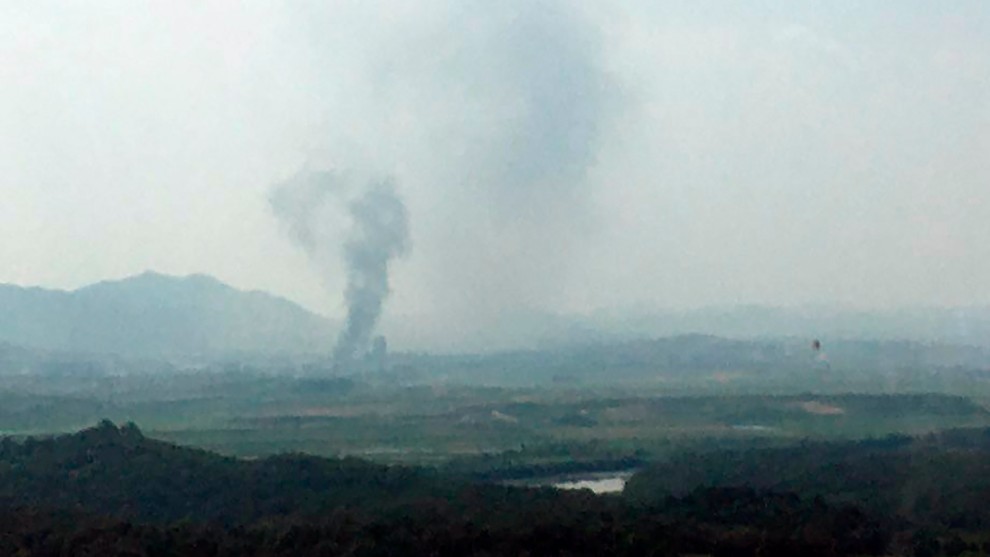 Corea del Norte explota oficina de enlace con Corea del Sur