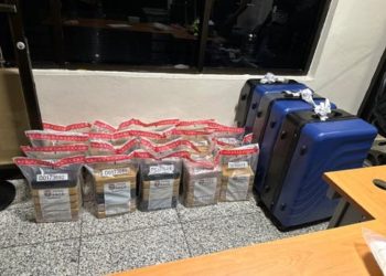 Decomisan 119 paquetes de cocaína en el AILA en un operativo de inspección