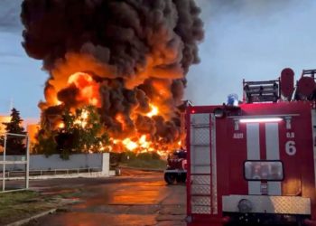Ataque con drones destruye un depósito de combustible ruso en Crimea