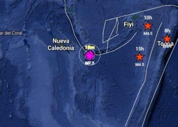 ¡Alerta tsunami! Tras terremoto de magnitud 7,7 en el Océano Pacífico