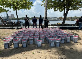 Ocupan 1.3 toneladas de cocaína en costas de la República Dominicana