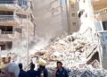 colapsa edificio de 13 pisos en alejandria egipto 1 Autoridades buscan sobrevivientes tras derrumbe de edificio de 13 pisos en Egipto