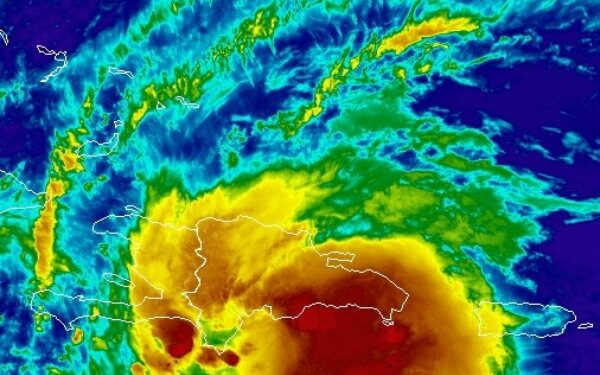 Tormenta Franklin provoca lluvias desde tempranas horas en el territorio dominicano