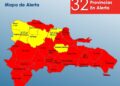 IMG 20230822 WA0065 COE pone 24 provincias en alerta roja y ocho en amarilla por tormenta tropical Franklin