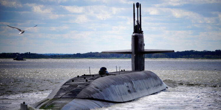 Por primera vez llega a Noruega un submarino nuclear estadounidense