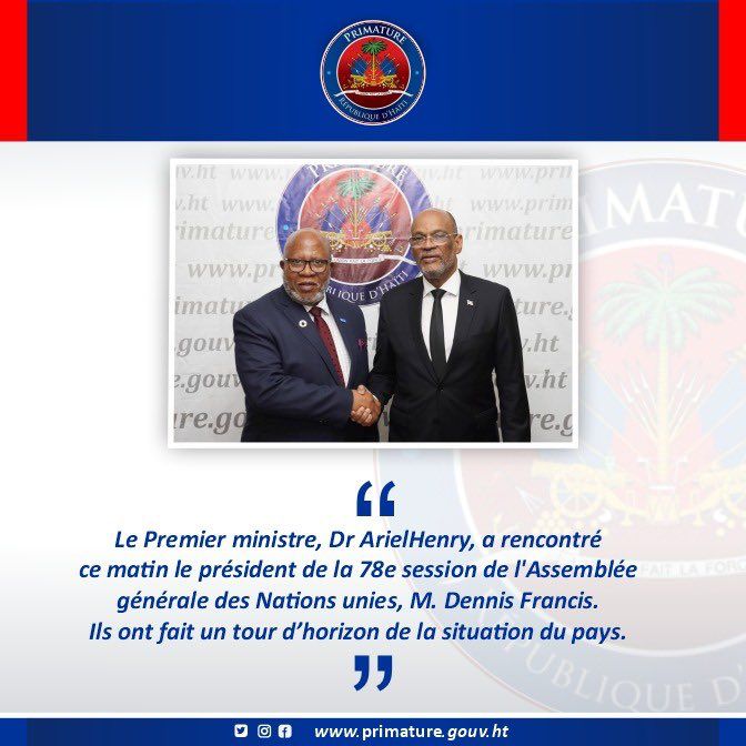 IMG 20231121 WA0135 Presidente de Asamblea General de la ONU aborda seguridad y política en visita a Haití