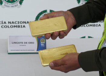 Decomisan en Colombia más de 1,000 millones de dólares en oro