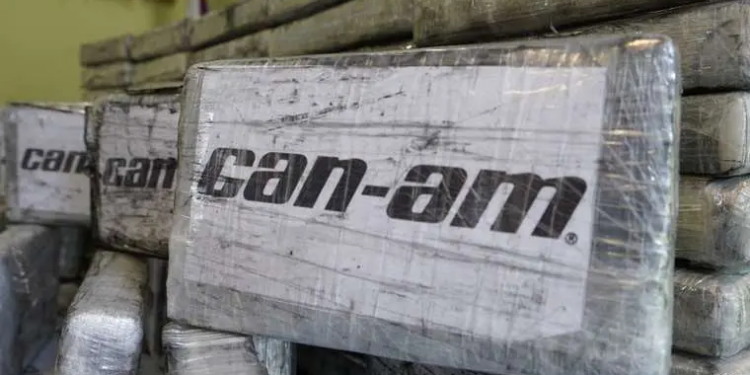 Decomisan ocho toneladas de cocaína en el sur de España