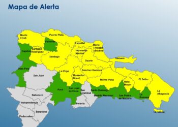 COE modifica alertas y pone 16 provincias en amarilla y 9 en verde