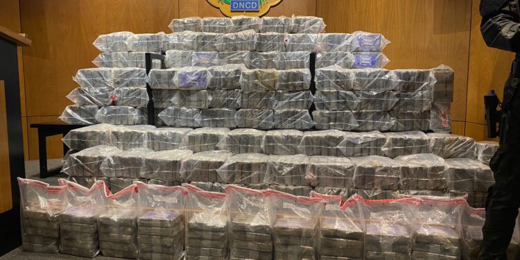 DNCD decomisa más de media tonelada de cocaína en San Pedro de Macoris