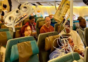 20 pasajeros de vuelo Singapore Airlines están en cuidados intensivos 