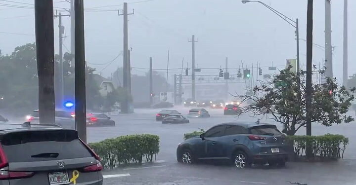 Emiten alertas de inundaciones repentinas en Miami y Broward 