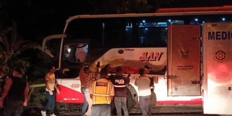 Tragedia en Ecuador: Cinco personas asesinadas dentro de autobús 