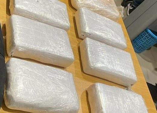Incautan 9.3 kilos de cocaína en allanamiento en Villa Hermosa, La Romana