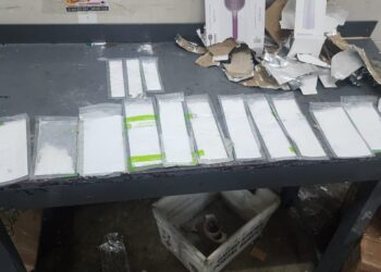 Incautan 23 láminas de cocaína ocultas en cajas de cartón con rumbo a EE.UU.
