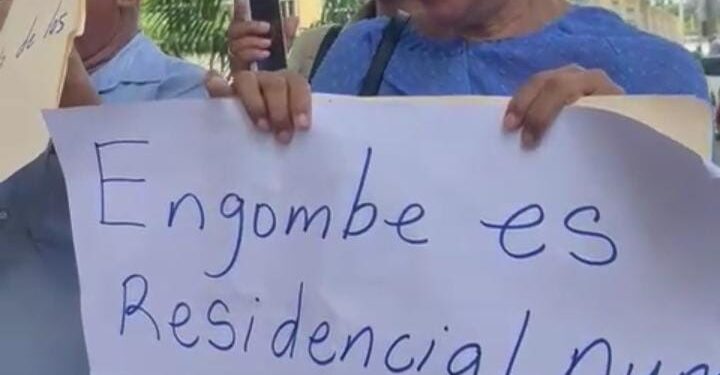 Residentes de Engombe denuncian frente a Medio Ambiente construcción ilegal de planta industrial 