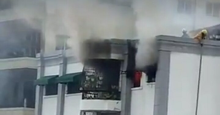 Reportan incendio en Torre Gil Roma X, Distrito Nacional