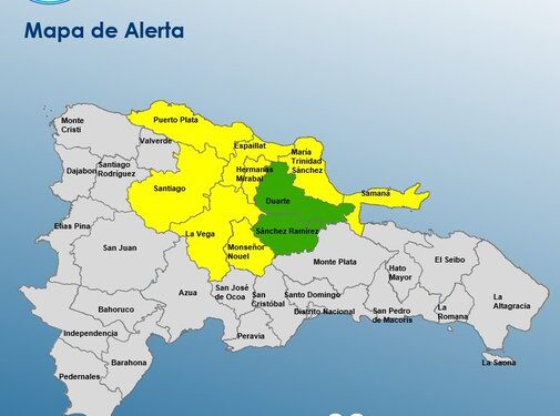 COE mantiene 10 provincias en alerta por lluvias y deslizamientos